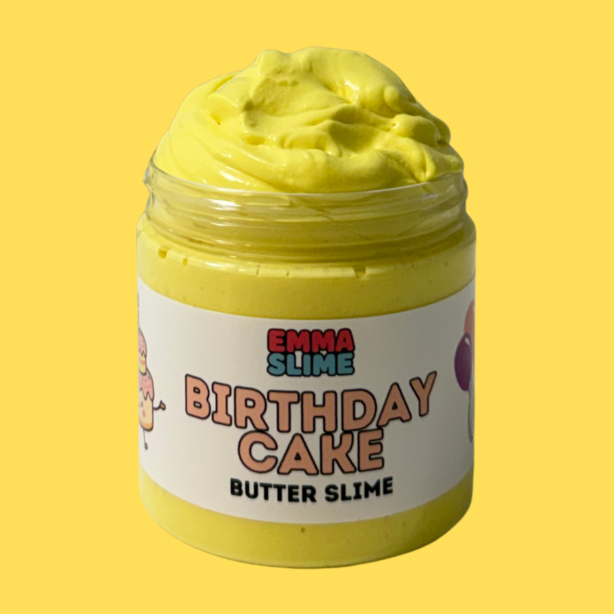 BIRTHDAY CAKE CLAY SLIME